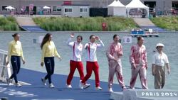 Canada's Katie Vincent and Sloan MacKenzie receive their Olympic bronze medals News Clip