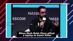 Did you know Shah Rukh Khan gifted a laptop to Aamir Khan in 1996? Actor narrates the incident in old video – Watch News Clip