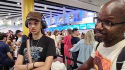 People stranded at Gatwick airport as global IT outage causes chaos News Clip