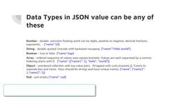HTML CSS and JavaScript for Beginners - A Web Design Course - JSON as Data Instructional Video
