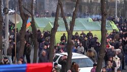 CLEAN : Armenia: Opposition rally demands PM Pashinyan's resignation News Clip