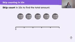 Represent counting in tens as the 10 times table Instructional Video