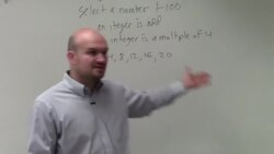 Determining if two events are mutually exclusive or not Instructional Video