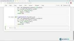 Deep Learning CNN Convolutional Neural Networks with Python - Implementation in NumPy BackwardPass 2 Instructional Video