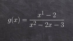 How to find the x and y intercepts of a rational function Instructional Video