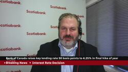 Bank of Canada raises key lending rate to 4.25% News Clip