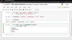 Python for Everybody: The Ultimate Python 3 Bootcamp - Helpful Operators Instructional Video