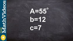 How to use the law of cosines with your calculator (SAS) Instructional Video