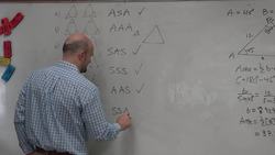 Congruency statements for Law of Sines and Cosines Instructional Video