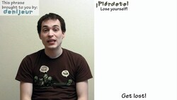 How to say "Get lost!" in Spanish (Día 73) Instructional Video