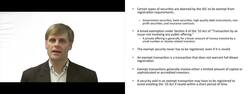 Understanding Exempt Securities and Exempt Transactions in the 33 Act Instructional Video