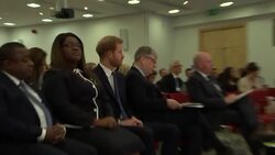 Prince Harry at Chatham House discussion on mine clearance News Clip