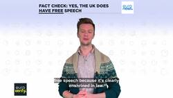 Fact check: Yes, the UK does have free speech News Clip