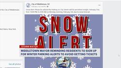 Middletown residents reminded to sign up for street parking alerts following surge in tickets News Clip