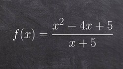 Graphing a rational function with discontinuity Instructional Video
