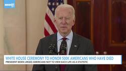 White House Honors 500K Americans Who Died From COVID News Clip