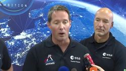 CLEAN : Artemis mission to moon "symbolic" for Europe, says astronaut Thomas Pesquet News Clip