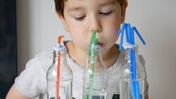 Simple Experiment with Straws Instructional Video