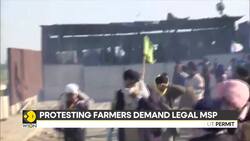 India: Farmers March Stopped At North Delhi Border News Clip