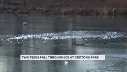 Teens rescued from icy lake in Crotona Park Instructional Video