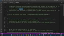 The Art of Doing - Web Development for Beginners - Writing CSS Rules Instructional Video