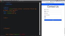 Modern Web Design with HTML5, CSS3, and JavaScript - Creating Responsive Website Using Bootstrap Instructional Video