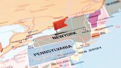 New York from USA States Stock Footage