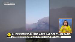 France Wildfire: France Battles Worst Wildfire Since 1949 | Aude Inferno Burns Large Area News Clip