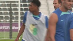 Jude Bellingham training at the 2022 World Cup News Clip