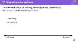 Analysing the language to use in a report about the Great Fire of London Instructional Video