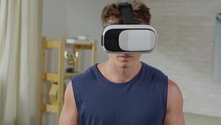 Professional Boxer Getting Ready for Fight Stock Footage