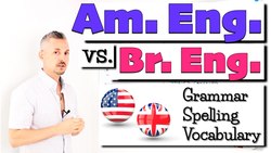 English Vocabulary Lesson on American or British English (subway/underground - eggplant/aubergine) Instructional Video