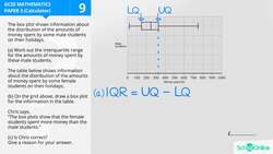 GCSE Secondary Maths Age 13-17 - Probability & Statistics: Box Plot - Explained Instructional Video