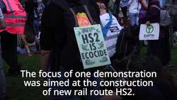 Extinction Rebellion stage another set of protests in central London News Clip