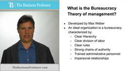 Bureaucracy theory Instructional Video