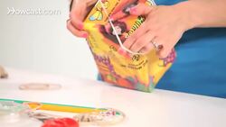 How to String a Guitar Made from a Cardboard Box Instructional Video