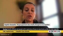 Quebecers with respiratory illnesses urged to stay home due to overcrowded ERs News Clip