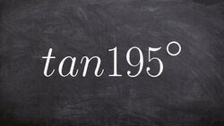 Evaluate using the half angle formula for Tangent Instructional Video