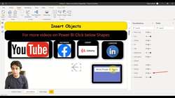 Business Intelligence with Microsoft Power BI - with Material - Inserting Buttons in Power BI Instructional Video