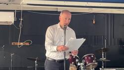 Micheal Martin speaks to troops in Lebanon News Clip