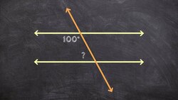 Finding the Value of an Angle Using Same Side Interior Angles Instructional Video