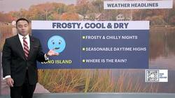 Chilly morning, cool afternoon Sunday on Long Island; warmth returns midweek News Clip