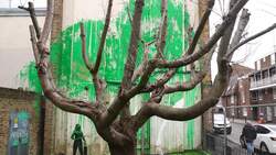 Banksy fans left disappointed as new mural defaced News Clip