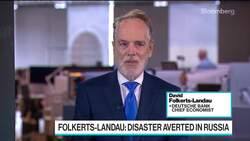 Deutsche Bank's Folkerts-Landau on Russia, Global Rates News Clip