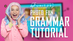 Photo fun: Part 5 - Grammar Tutorial Instructional Video