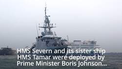 Royal Navy ship returns from Jersey after fishing dispute News Clip