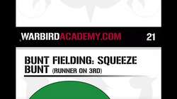 Defending Squeeze Plays - Bunt Defenses in Baseball Instructional Video