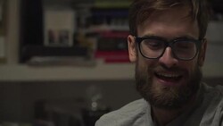 Pussy Riot activist Pyotr Verzilov saying he 'doesn't feel fear' of reprisals from the Russian state Stock Footage