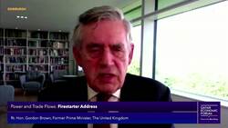 Former U.K. Prime Minister Brown on Reforming Government to Meet Challenges News Clip