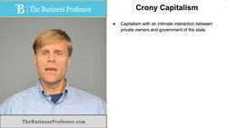 Crony Capitalism Instructional Video